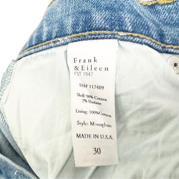 Frank & Eileen Monaghan High Rise Straight Leg Crop Mom Jeans - Picture 7 of 8